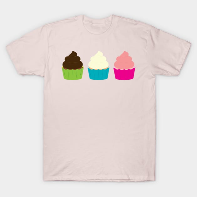 Cupcakes T-Shirt by Rvgill22